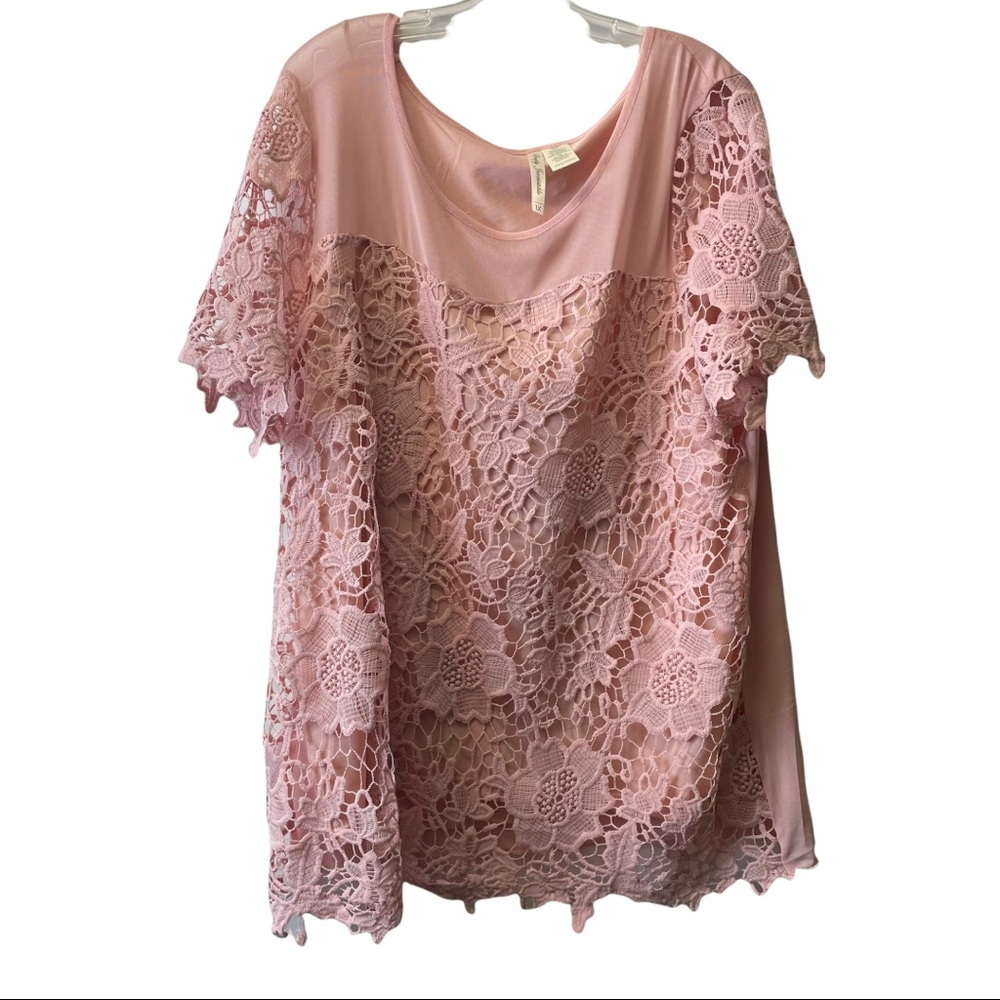 Pink Lace top
